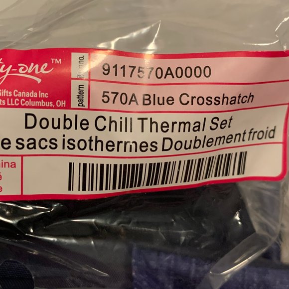 Thirty-One Double Chill Thermal Set Blue - Picture 6 of 6